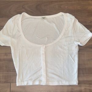 Sunday Best White Crop Top